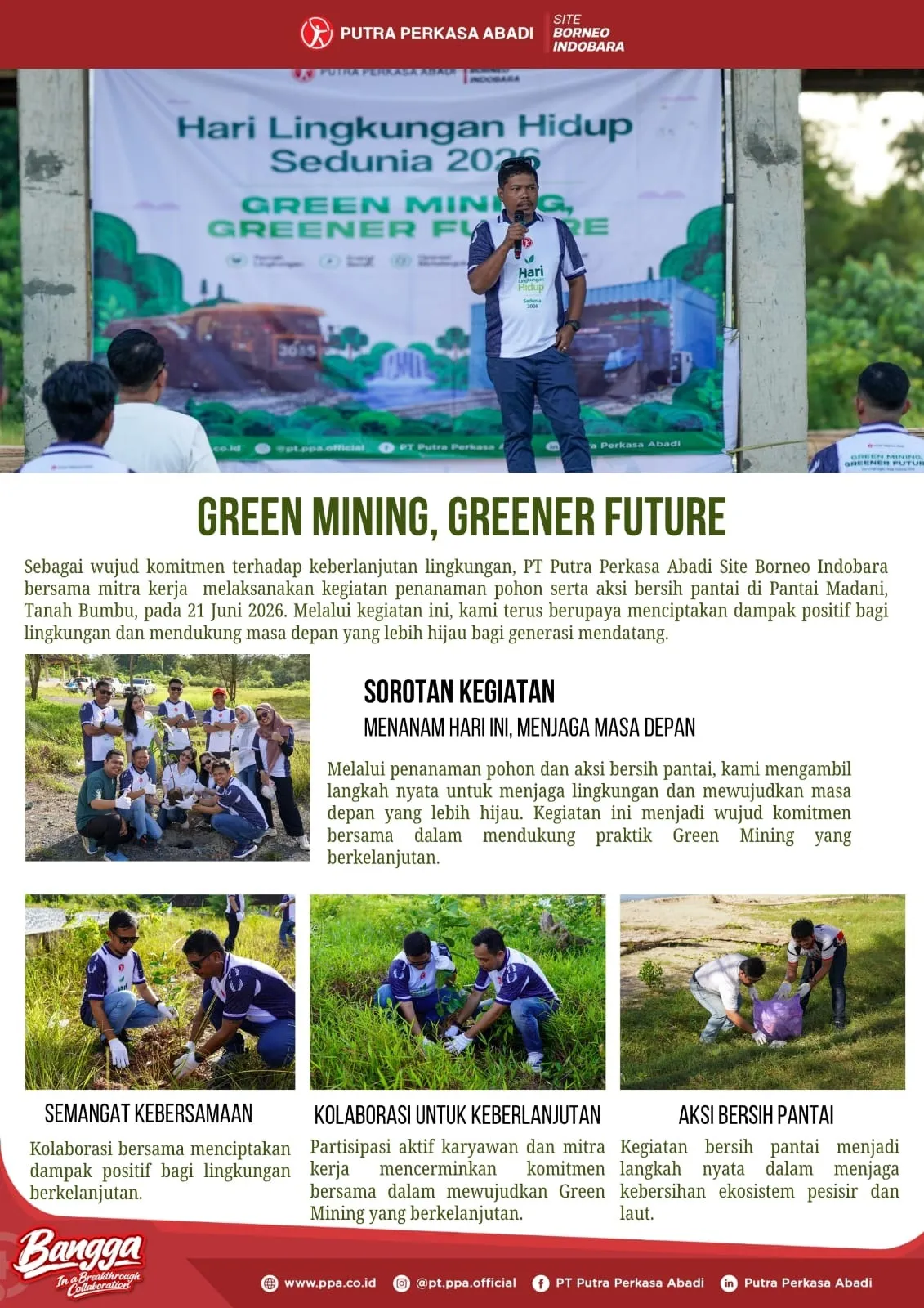 Green Mining, Greener Future: Kolaborasi Menanam Hari Ini untuk Masa Depan yang Lebih Hijau